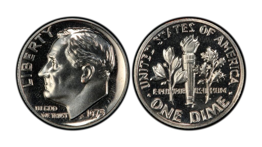 1975 No-S Dime