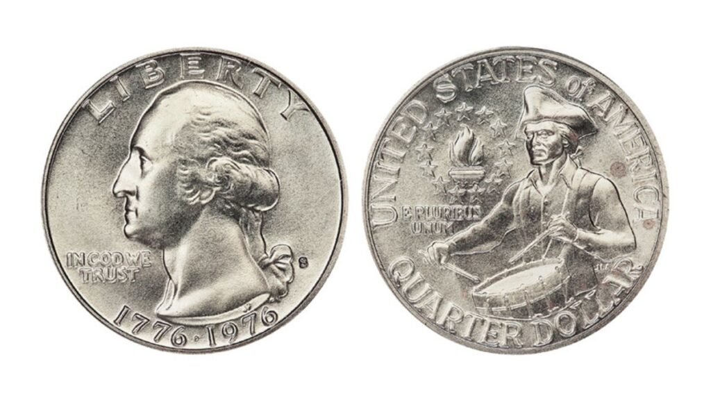 1976 Silver Clad Bicentennial Quarter