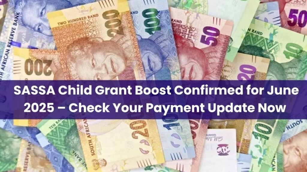 SASSA Child Grant Boost Confirmed for June 2025 – Check Your Payment Update Now