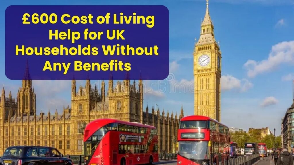 £600 Cost of Living Help for UK Households Without Any Benefits